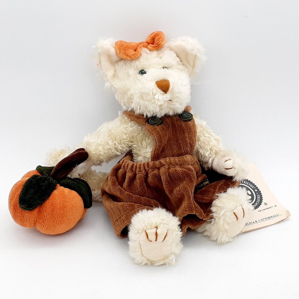 Boyds Bears Bearwear - Felina B. Catterwall - 8" Bear with Pumpkin Plush